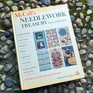 Vintage McCall's Needlework Treasury Stitches Reference and Guide Book 1964